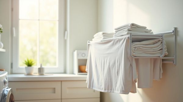 Choisir un étendoir mural pour linge adapté à votre espace