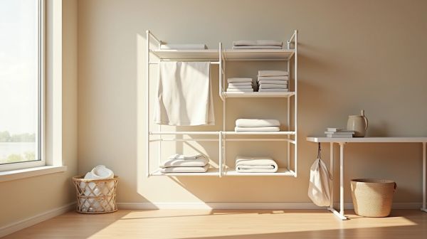 Choisir un étendoir mural pour linge adapté à votre espace