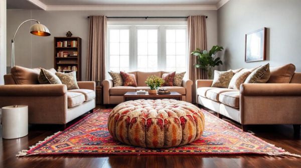 Les meilleurs poufs pour embellir votre salon