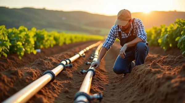 Maîtriser l'installation de systèmes d'irrigation efficace